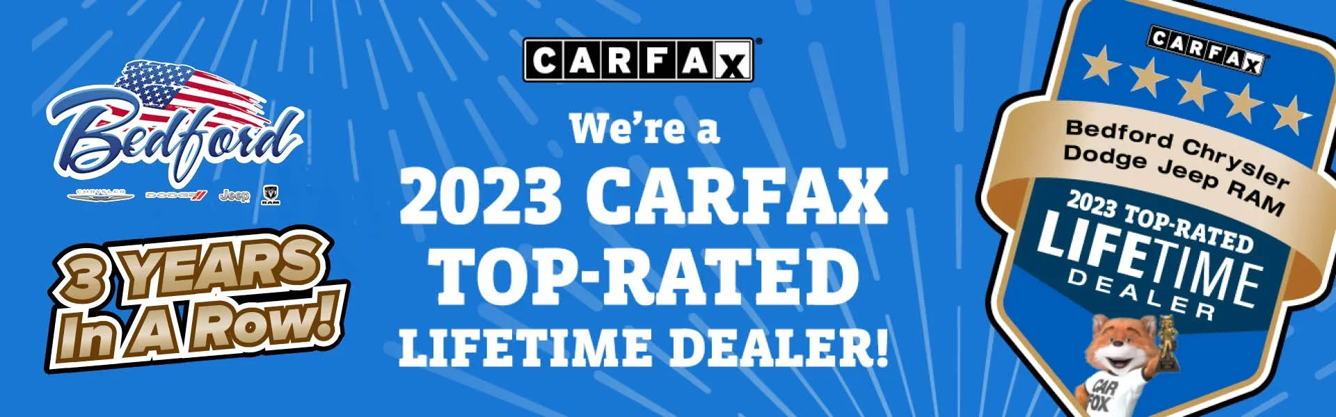Carfax Top Rated Lifetime Dealer