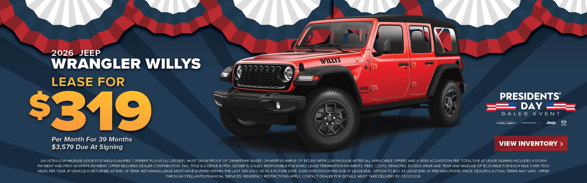 2026 Jeep Wrangler Willys