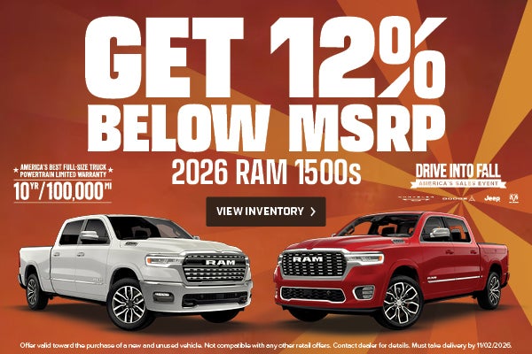 2026 RAM 1500s